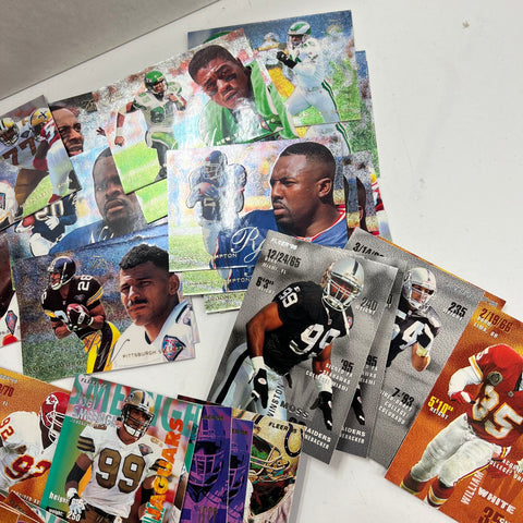 Vintage 90s NFL Football Cards Huge Lot Bulk Collection Fleer Pro Set Topps