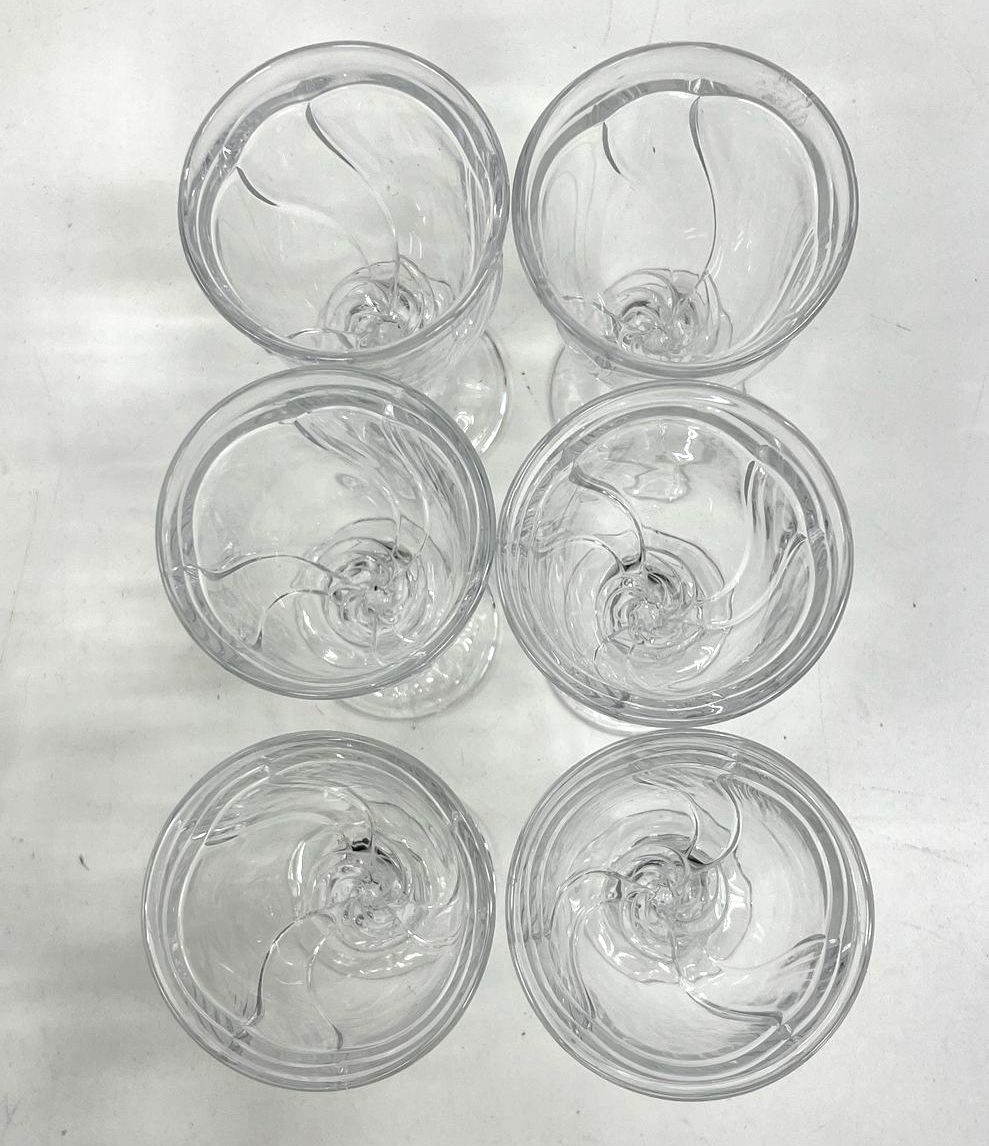 Vintage Noritake Perspective Clear Iced Tea Glass Water Goblet 10 Piece Set