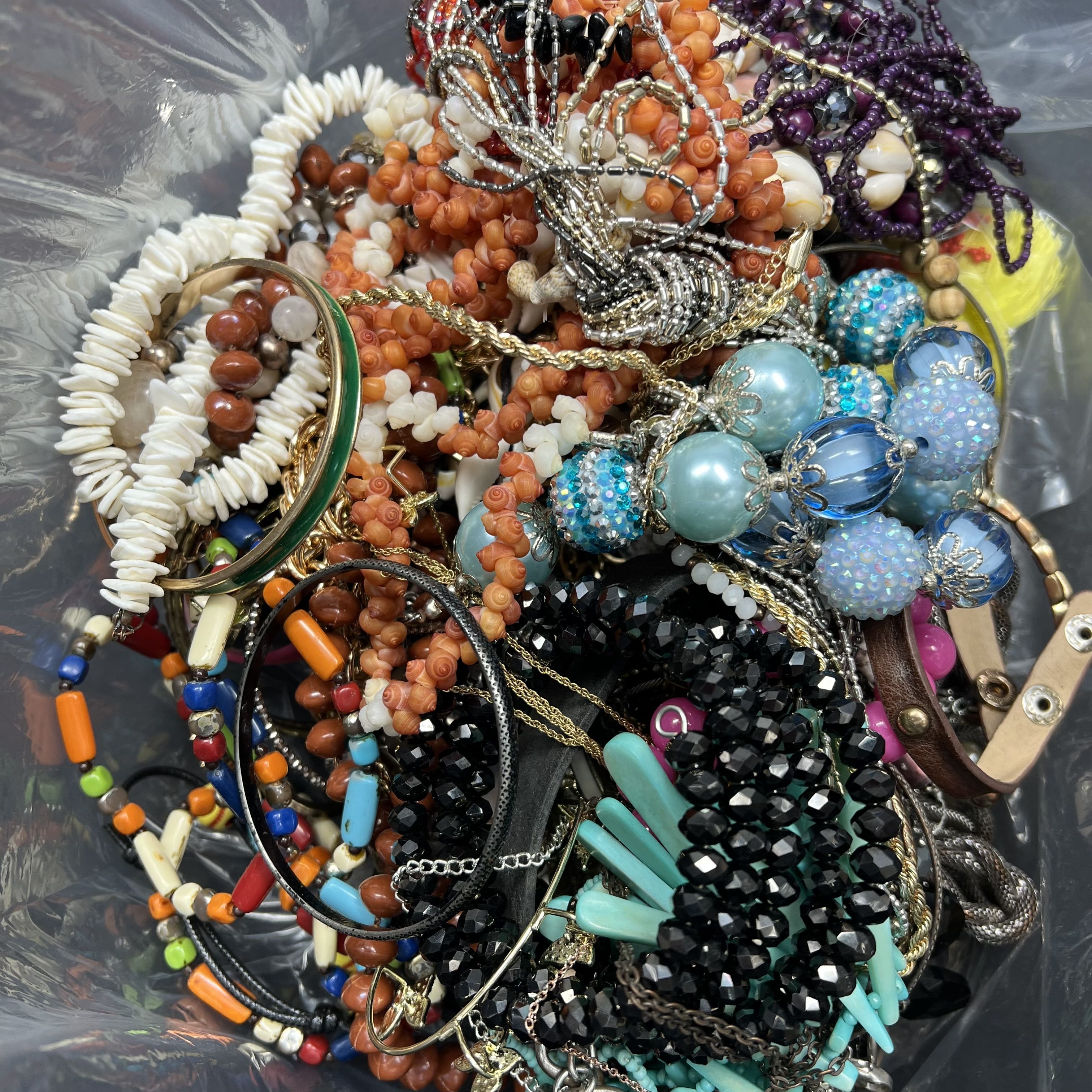 5LB Wearable Costume Mixed Jewelry Bag