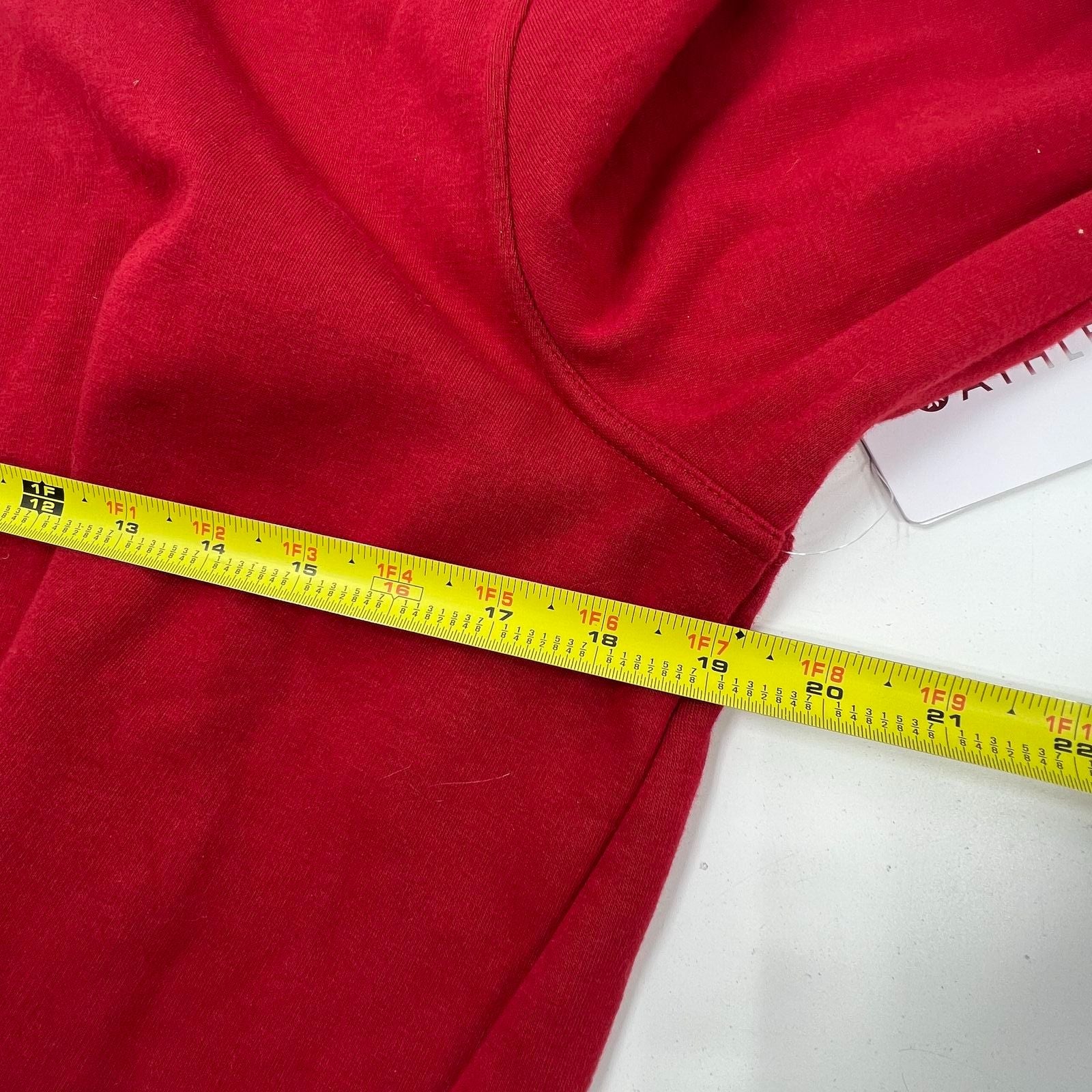 Athleta Red Cozy Karma Mock Neck Fleece Lined Dress Women's L NWT