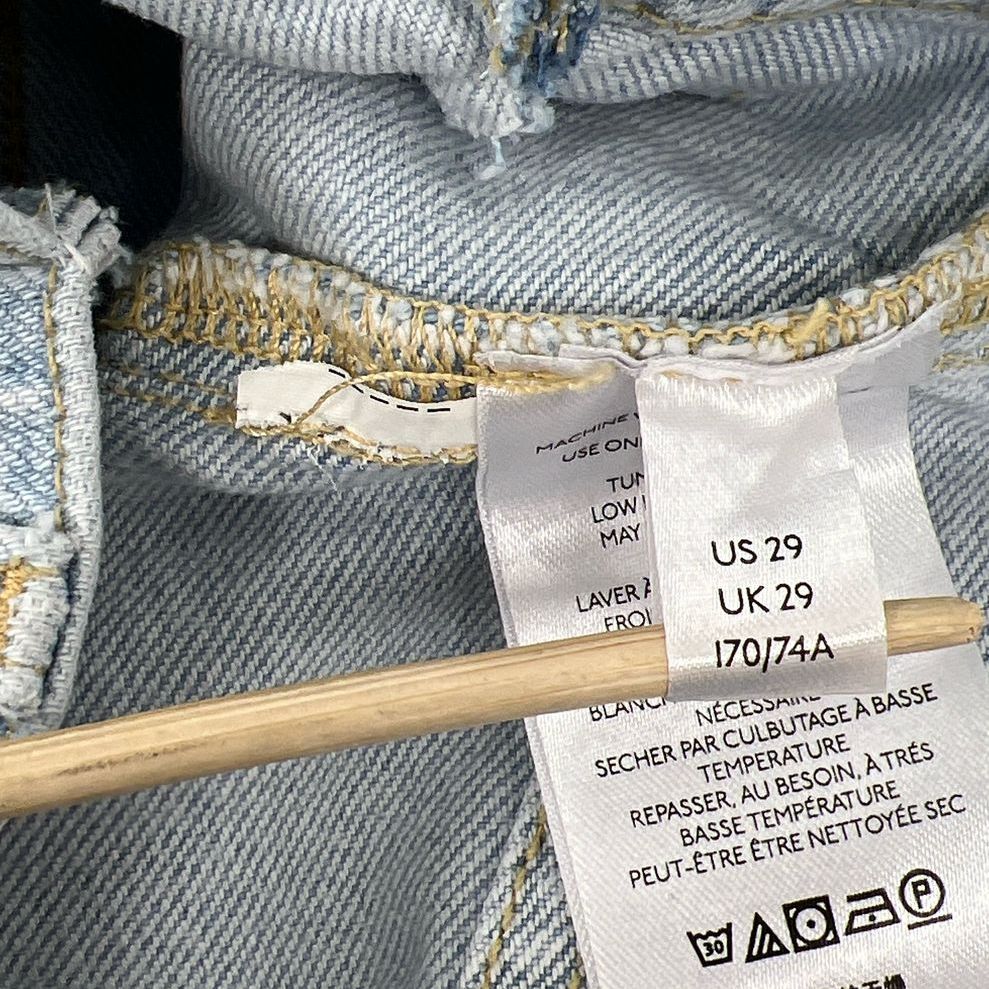 Women's Free People Light Wash Bellbottom Flare Denim Jeans - Size 29 *READ*