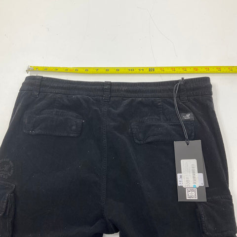 Mason's Forte Dei Marmi Black Corduroy Chile Cargo Pants Men's Size 52 NWT