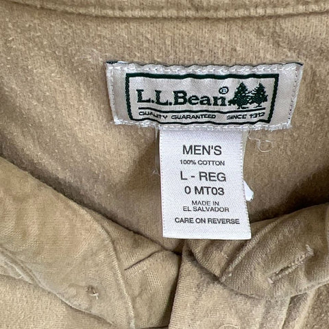 Lot 3x LL Bean Mens Pullover Fleece Jacket Chamois Shirt Lot Sz L-XL