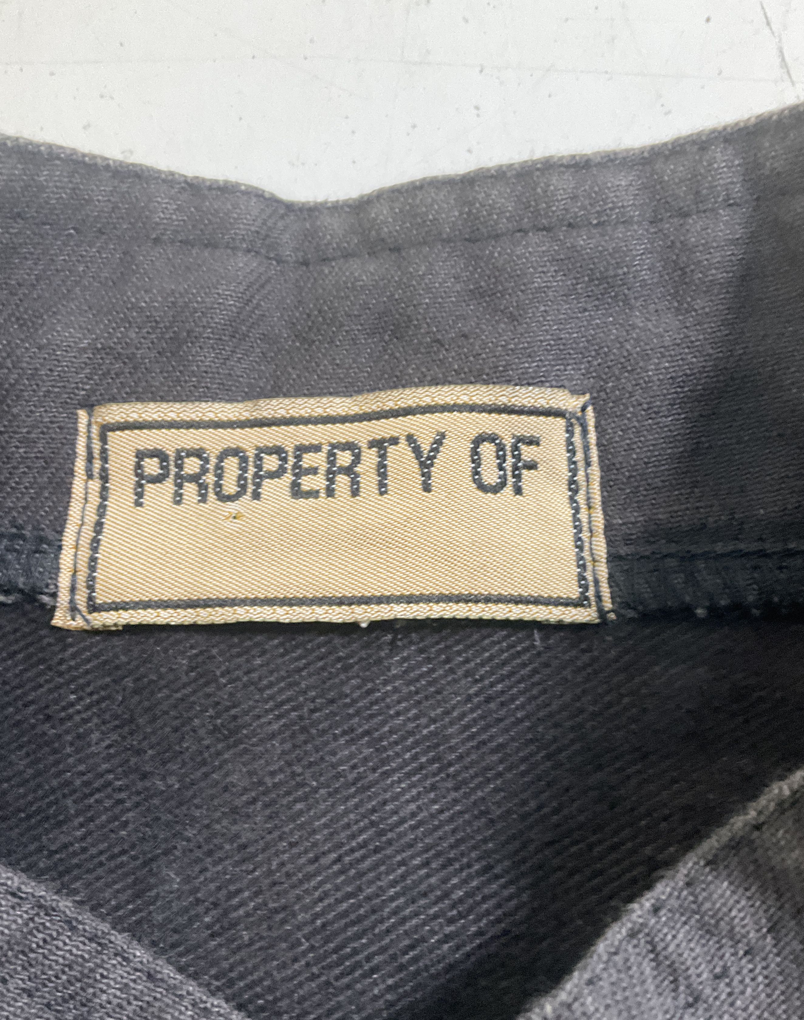 Vintage 90s Property Of Pebble Beach Gray Canvas Bomber Jacket Men's XL