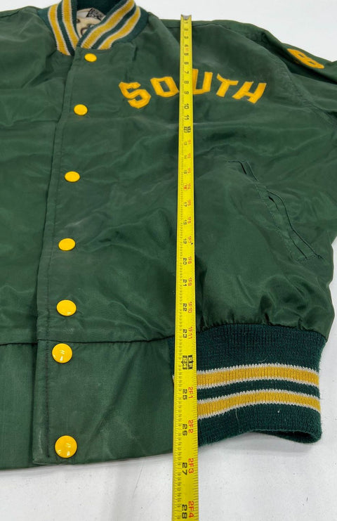 Vintage 1983 West Wind South '83 Satin Bomber Varsity Jacket Sz L