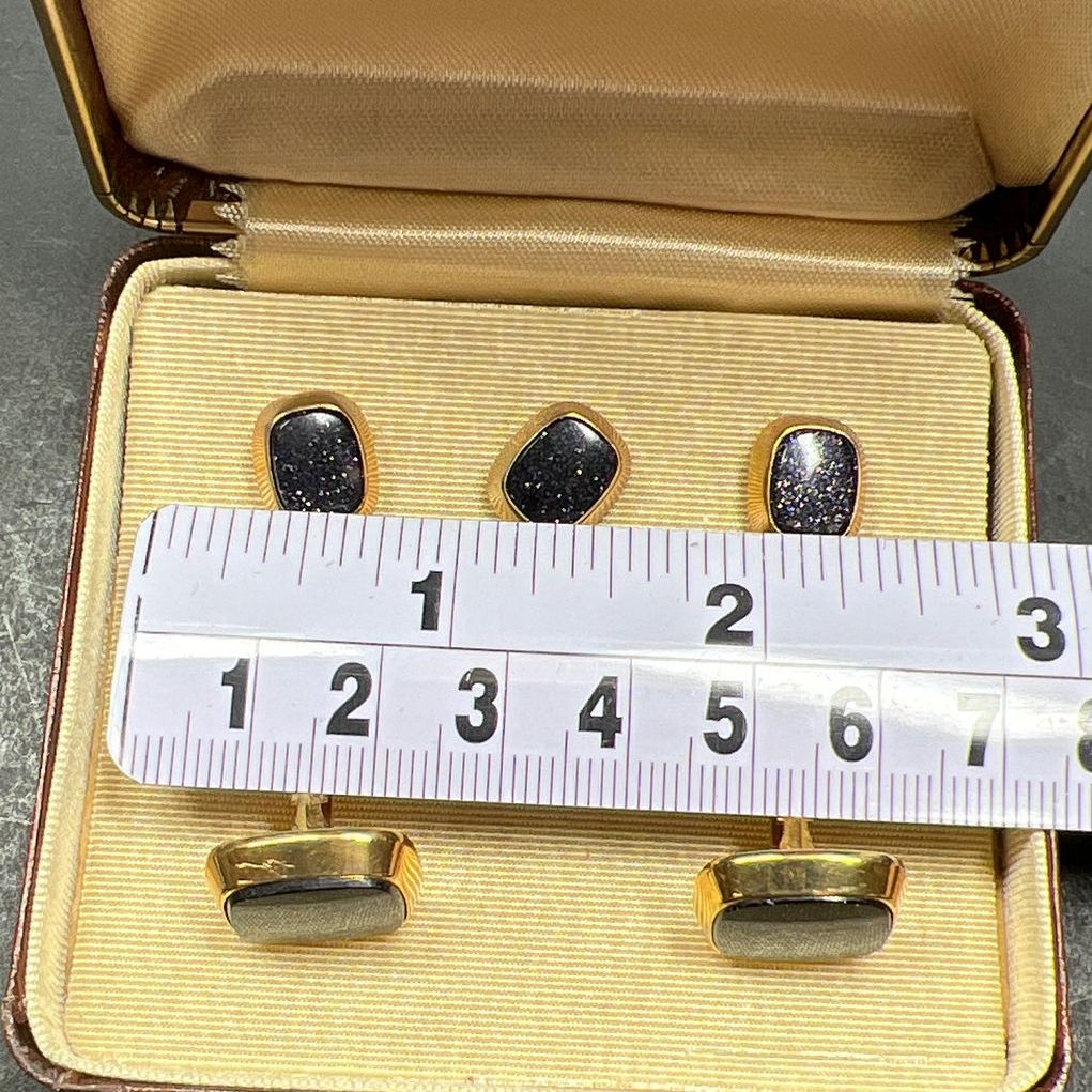 Correct 1/20 14K Gold Filled Cufflink Set IOB