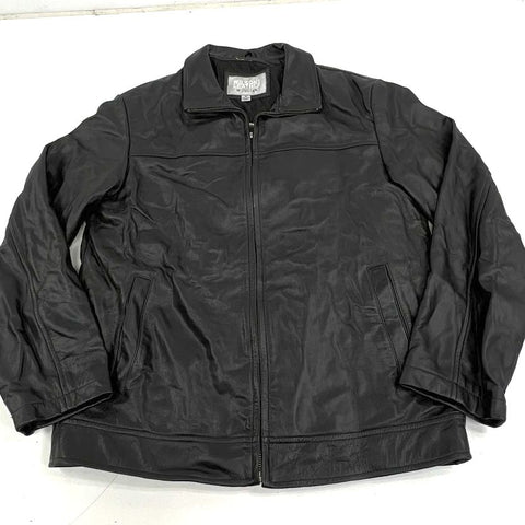 Vintage Y2K Wilsons Leather M Julian Black Bomber Jacket Men's Size M
