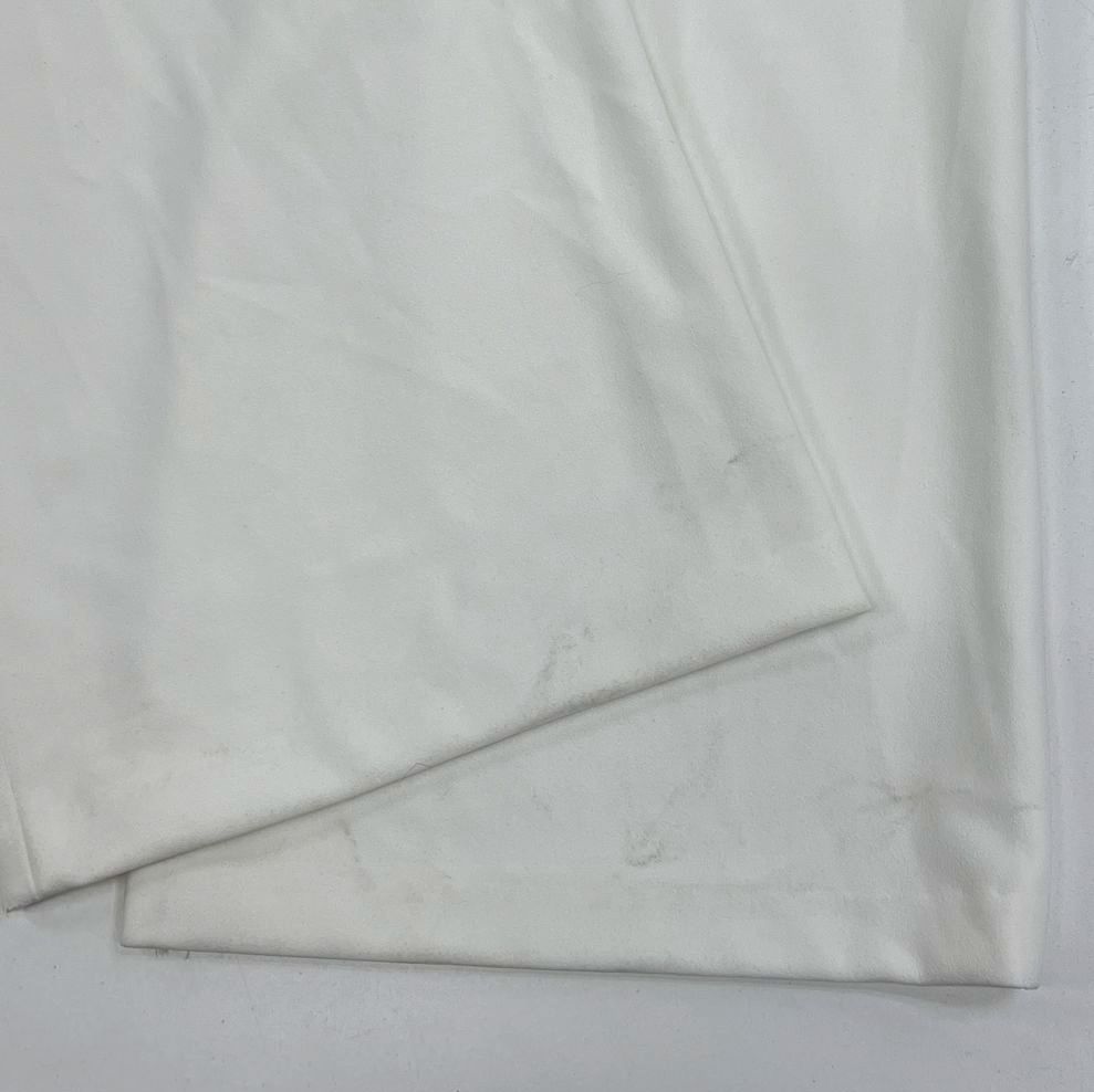 Calvin Klein White Ruffle Neck Sleeveless Belted Jumpsuit Womens 4 NWT