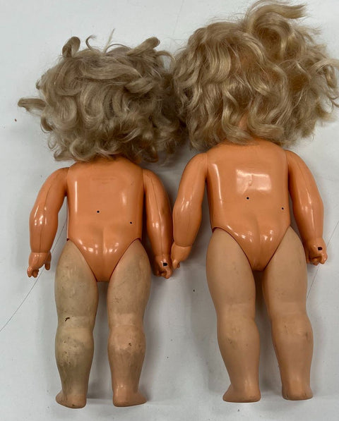 Vintage 80s Mattel Chatty Patty Talking Doll Lot of 2 1964 Mold Mark Mexico