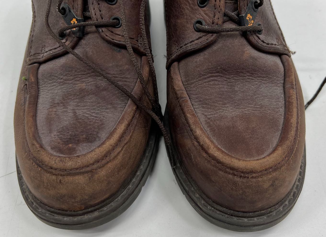 Vintage 90s Havana Joe Chunky Platform Moc Toe Oxford Shoes Brown Leather Spain