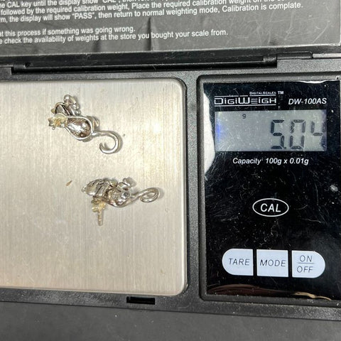 French Creek Station 925 Sterling Silver Dangling Cat Earrings NWT