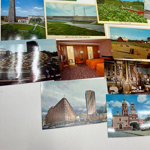 Lot of 25+ Vintage USA Travel Postcards Unposted Blank Chrome Era NYC Boston