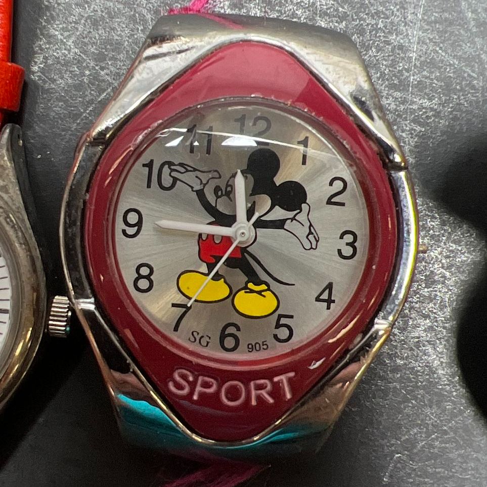 Disney Mickey Mouse Watches Lot Parts or Repair