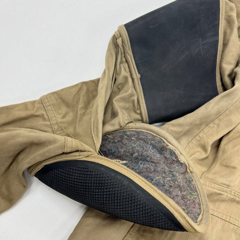 Vintage 80s Bob Allen Tan Padded Shooting Hunting Jacket Coat Men's 48