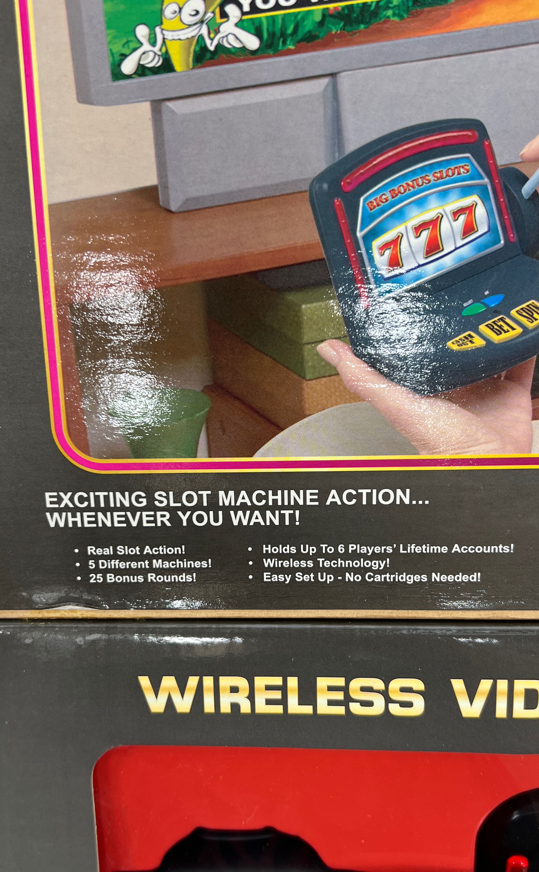 NIB Senario Big Bonus Slots Wireless TV Video Game