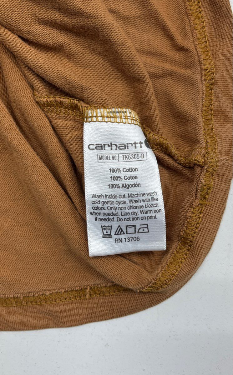Carhartt Brown Long Sleeve Shirt - Size 4