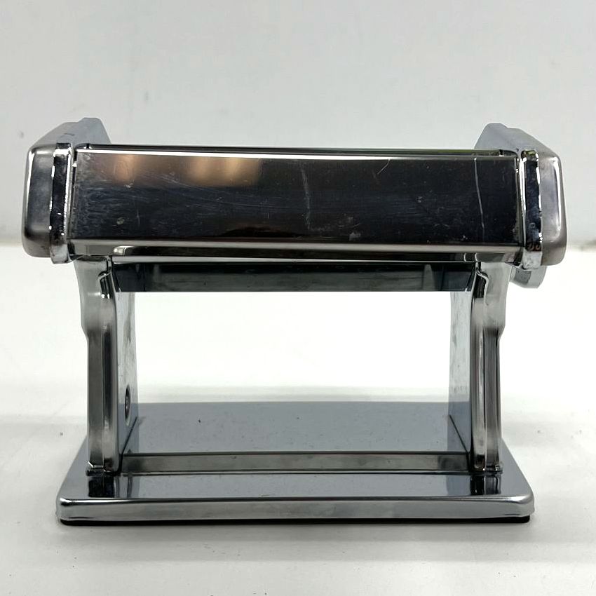 Atlas 150 Deluxe Pasta Maker Machine Roller Cutter Made in Italy Chrome