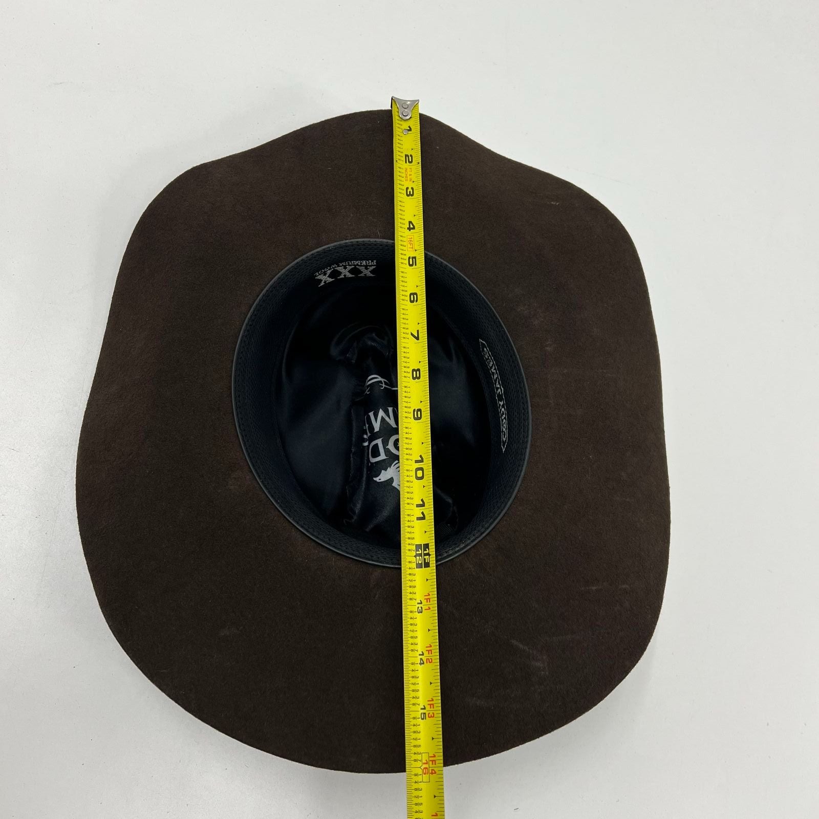 Cody James 3X Premium Wool Brown Hat 4" Brim Size 6.5