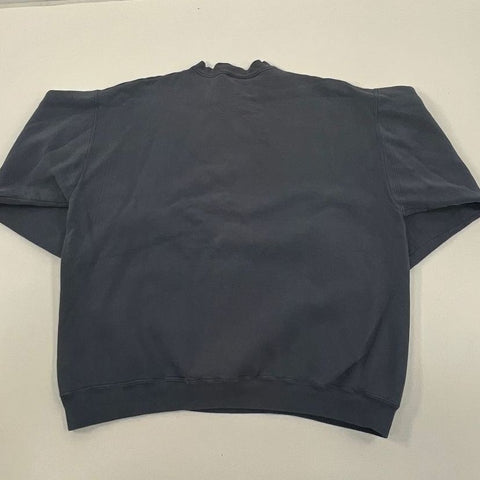 VTG Men's Lee Ultraweight Faded Purple Grey Pullover Sweatshirt - Size Large