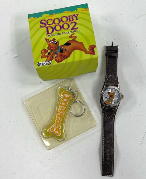 Lot of 2 Y2K Scooby-Doo Avon Armitron Wristwatches New In Box Movie Tie-In