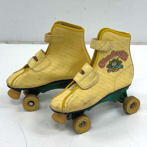 Vintage 80s Cabbage Patch Kids Roller Skates Squirrel Wheels Velcro Sz 3