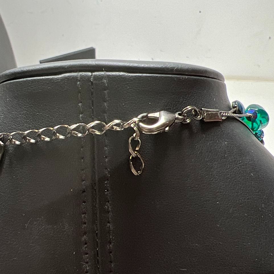 Dabby Reid Teal Multifaceted Beaded Necklace