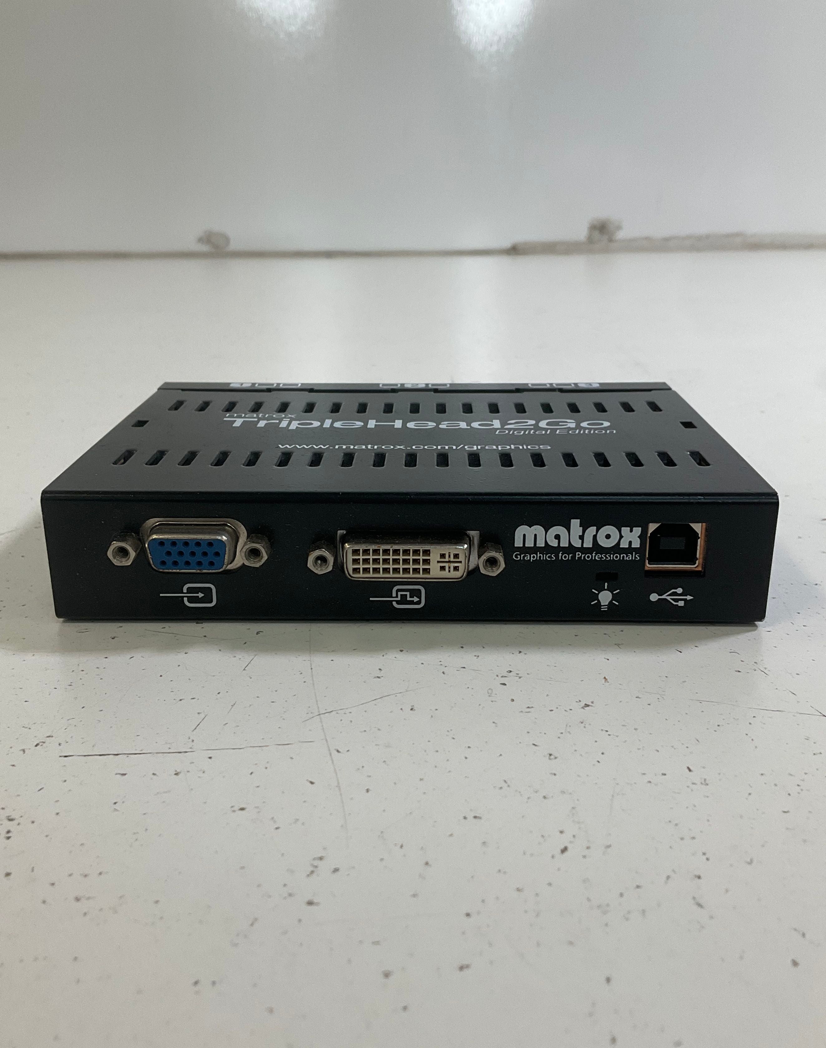 Matrox TripleHead2Go Digital Edition Graphics Expansion Module 3 Monitor Adapter