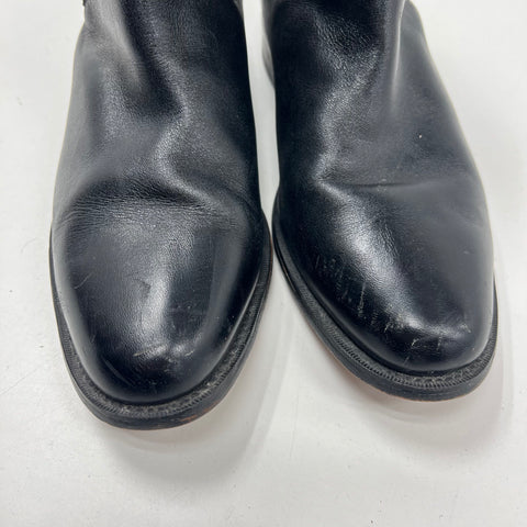 Destroyer Delujo Black Leather Goodyear Welt Chelsea Boots Size 9.5