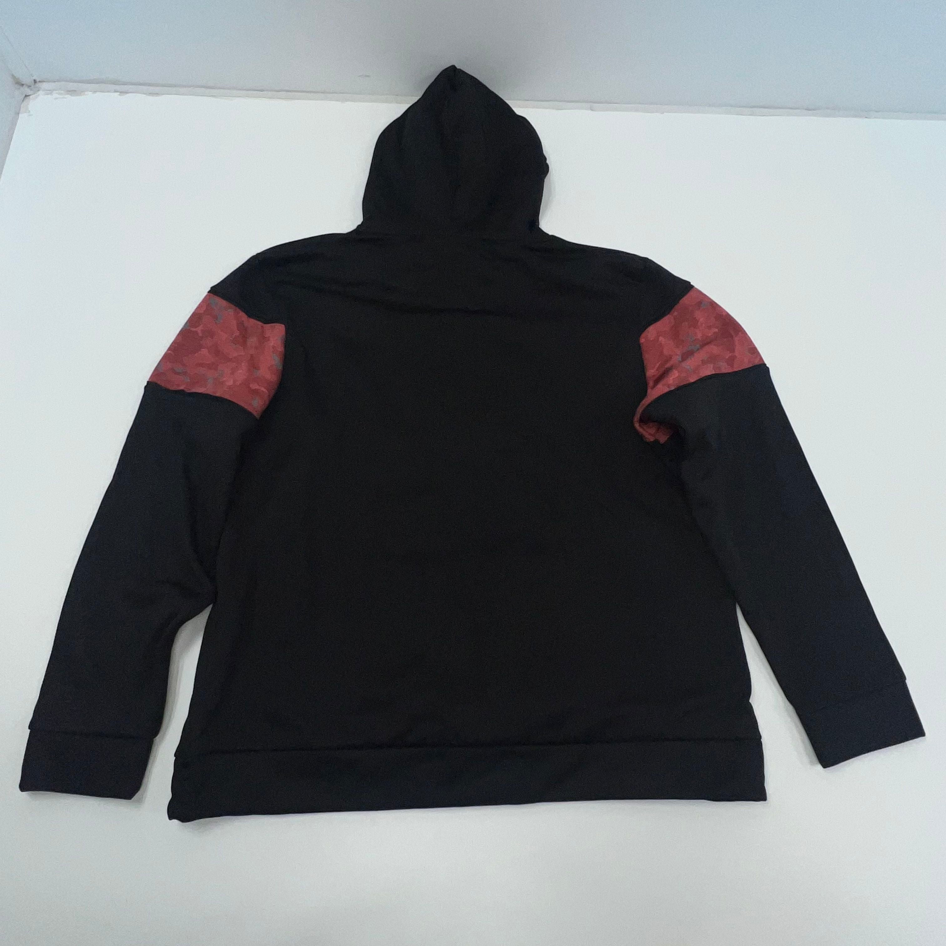 NWT Colosseum Athletics Nebraska Huskers Black Pullover Hoodie Mens XL