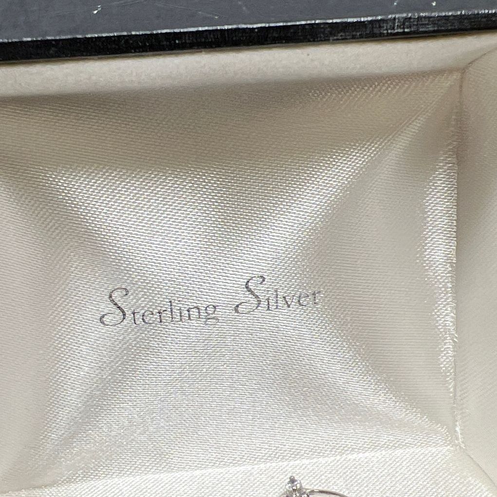 Sterling Silver Cubic Zirconia Heart Necklace NIB