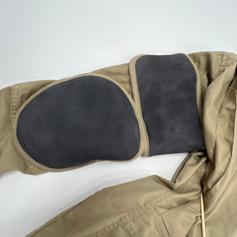 Vintage 80s Bob Allen Tan Padded Shooting Hunting Jacket Made in USA Men's 40
