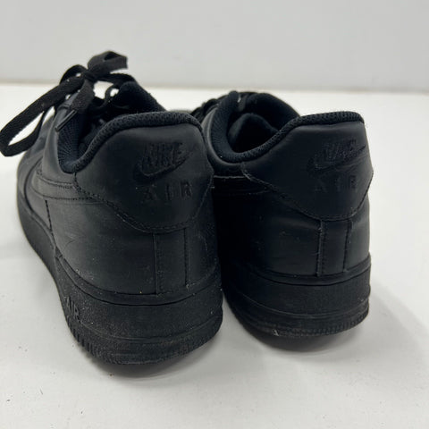 Nike Air Force 1 '07 Low Black Leather Sneakers 315122-001 Men's Size 11.5