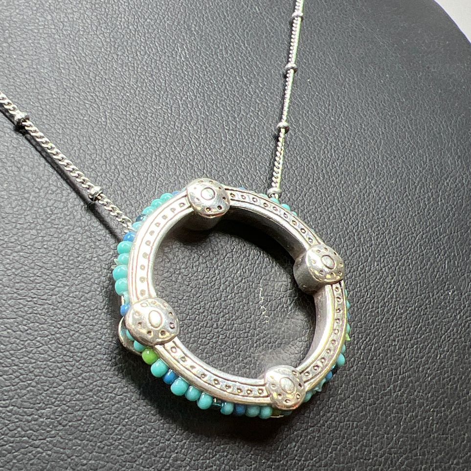 Brighton Turquoise Bead Pendant Necklace