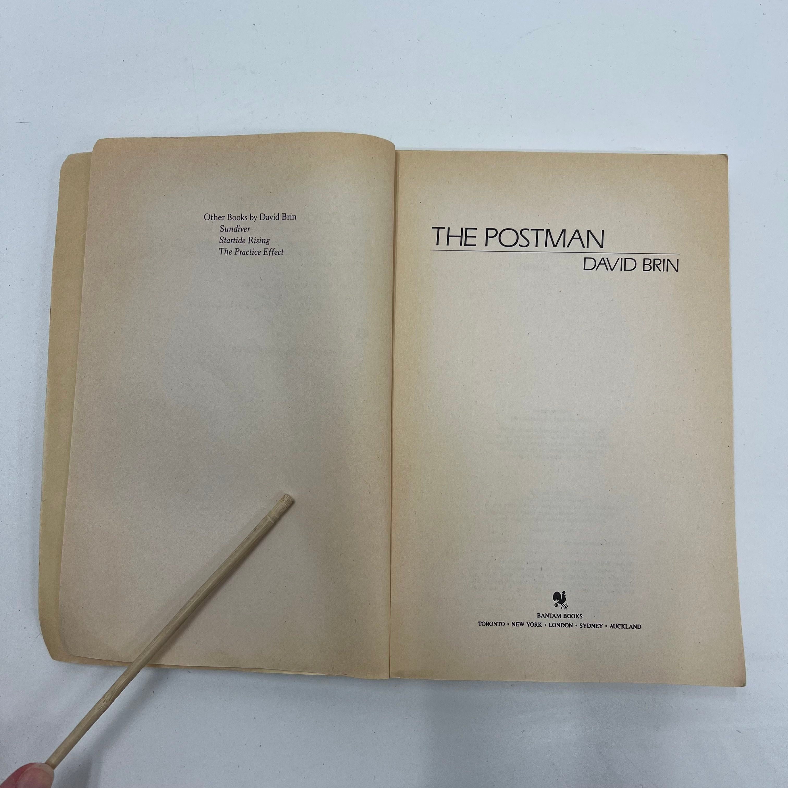 Advanced Copy The Postman David Brin 1985 Paperback