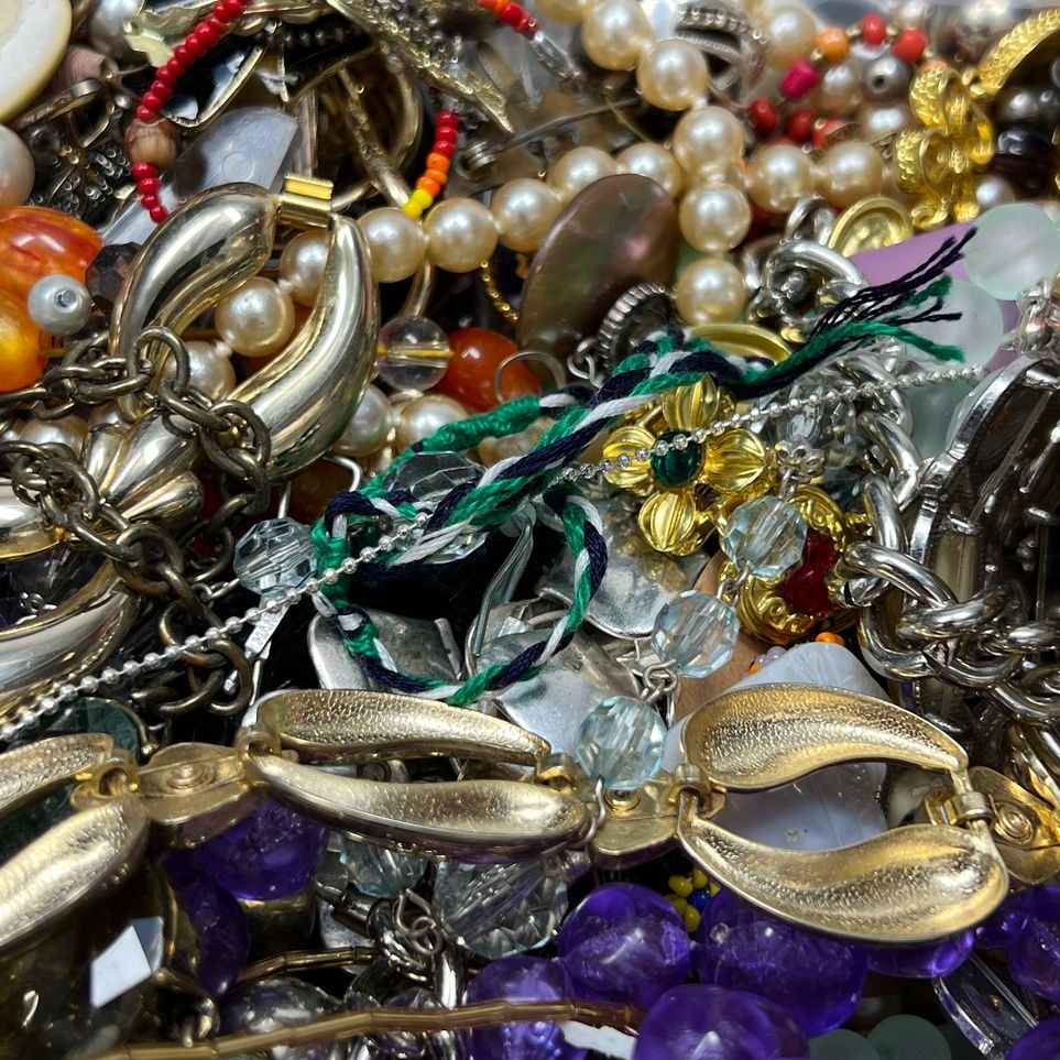 5 Lbs Broken for Crafts Costume Jewelry