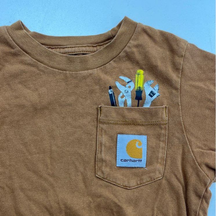 Carhartt Brown Long Sleeve Shirt - Size 4