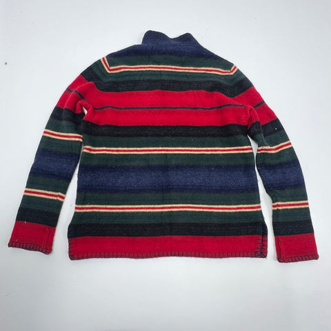 Vintage 90s Lauren Ralph Lauren Multi Stripe Lambswool Sweater Women's L