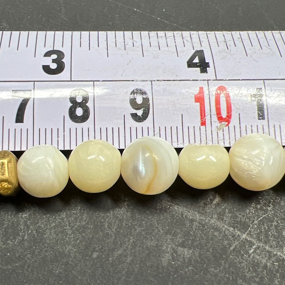 Stella & Dot White Stone Beaded Necklace