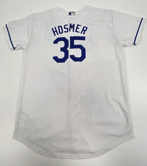 Majestic KC Royals White Blue Cool Base MLB Baseball Jersey Youth XL (18-20)