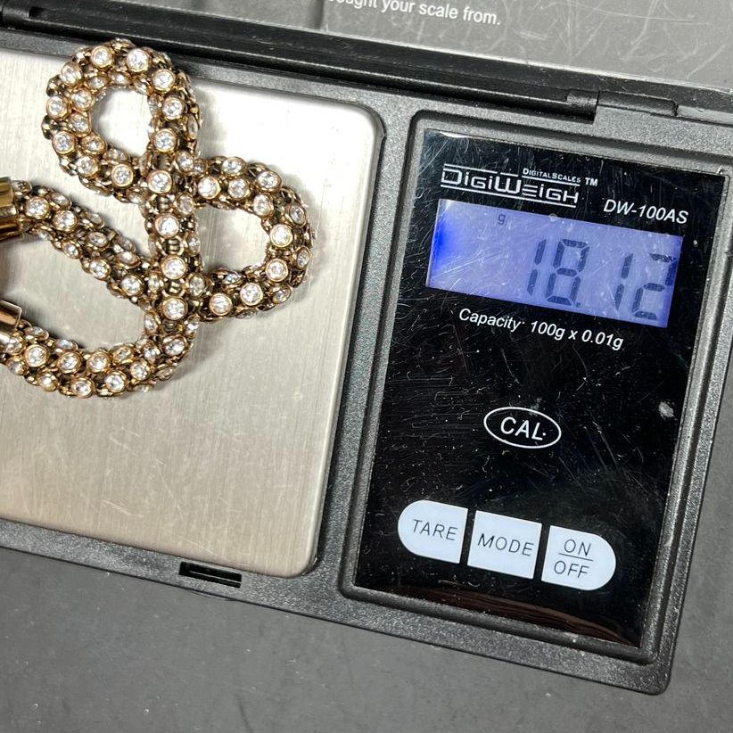 Michael Kors Rhinestone Bronze tone Bracelet