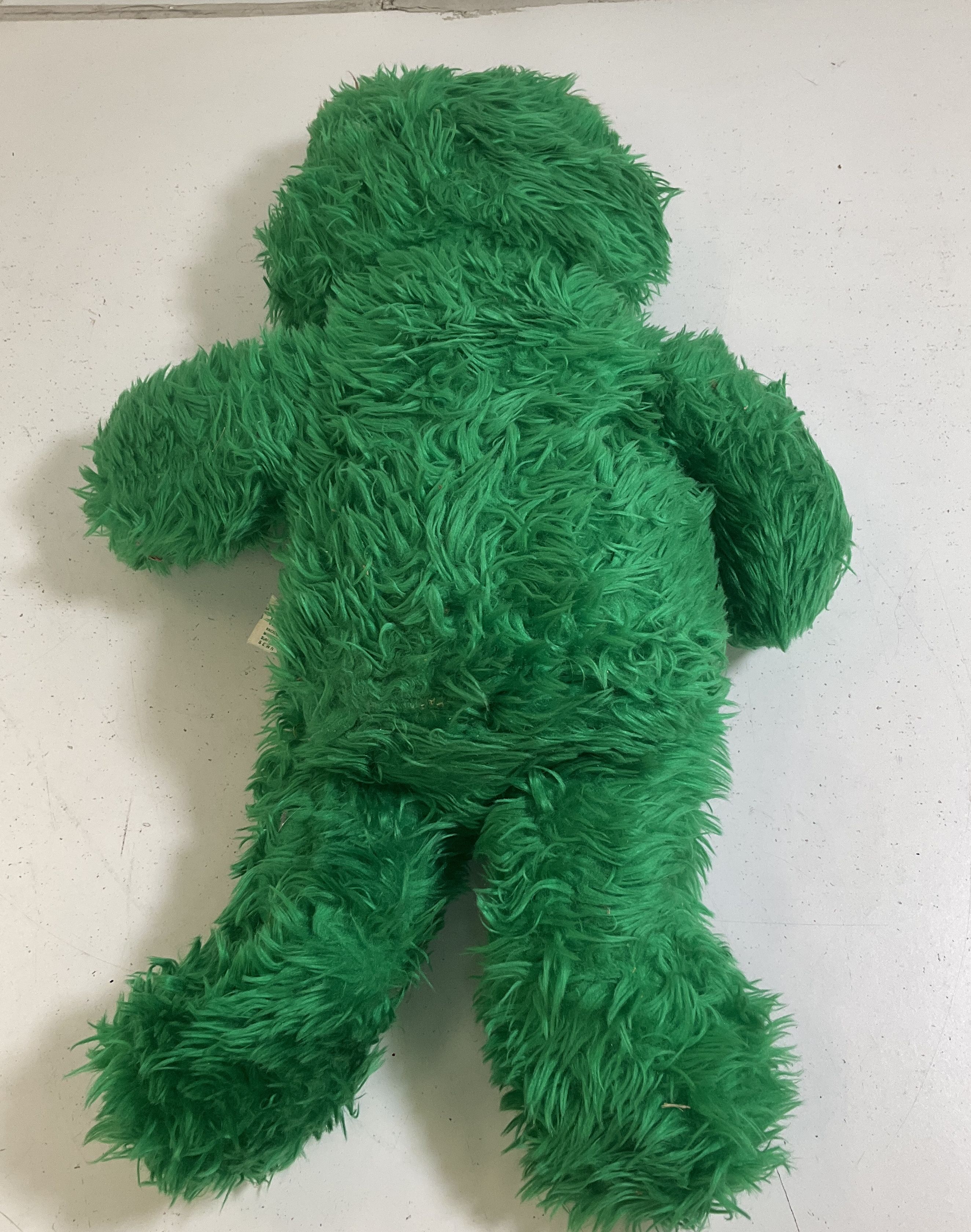 Vintage 80s Knickerbocker Sesame Street Oscar the Grouch Plush Stuffed Animal