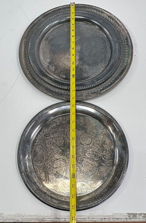 Reed & Barton International Silver Plate 11pc Lot Holloware Bowls Trays