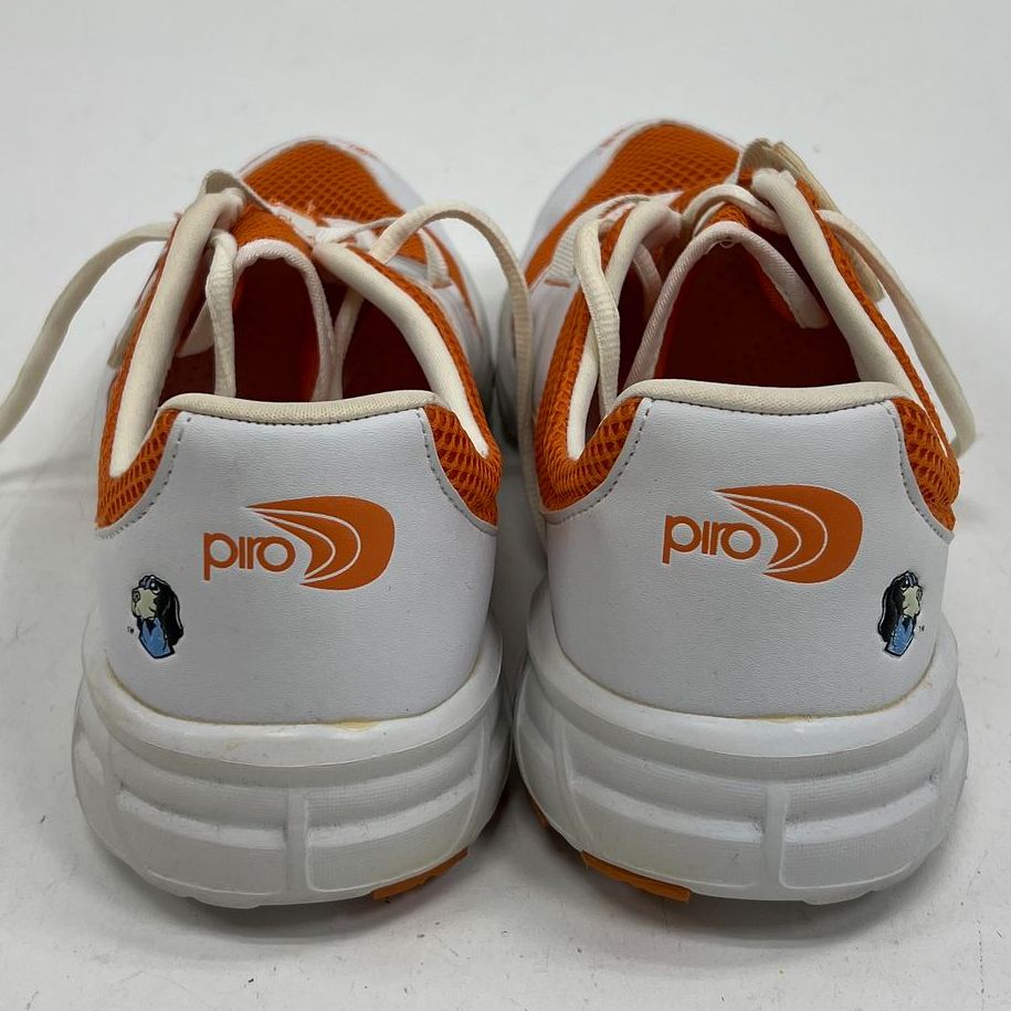 Piro Tennessee Volunteers White Orange Sneakers w/ Bag Men's Size 10.5