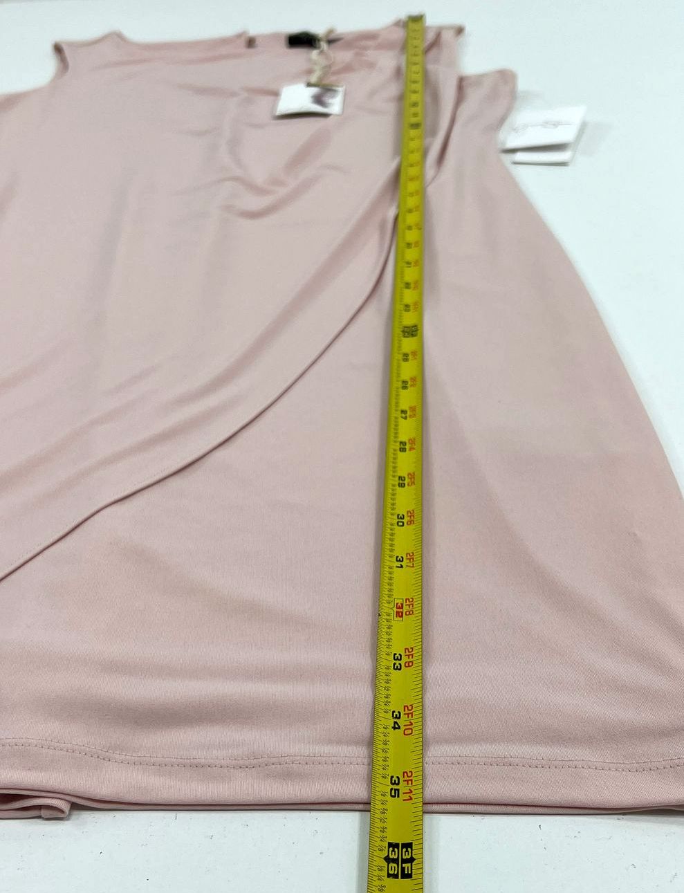 NWT Women's Jessica Simpson Light Pink Draped Sleeveless Dress - Size 8