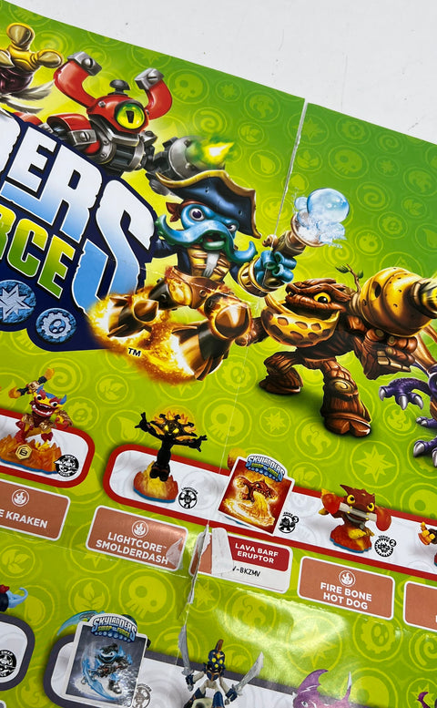 Skylanders Spyro's Adventure Nintendo Wii Game Lot Portal 9 Figures Bag Cards