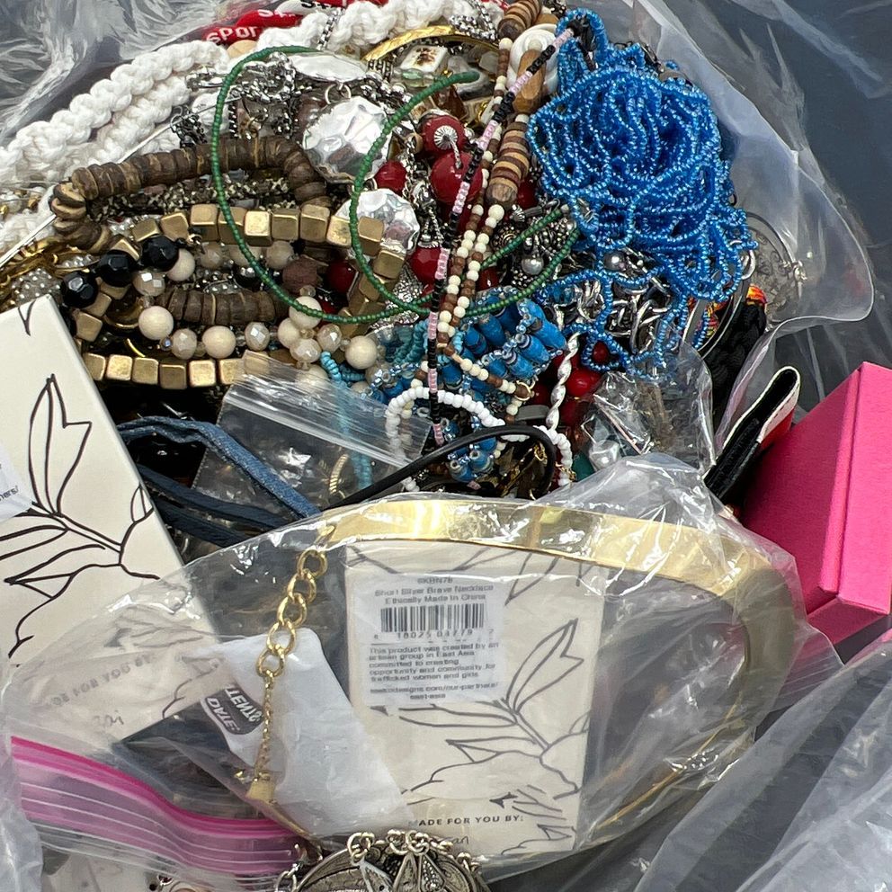 5 LB Wearable Costume Jewelry Mix Grabbag