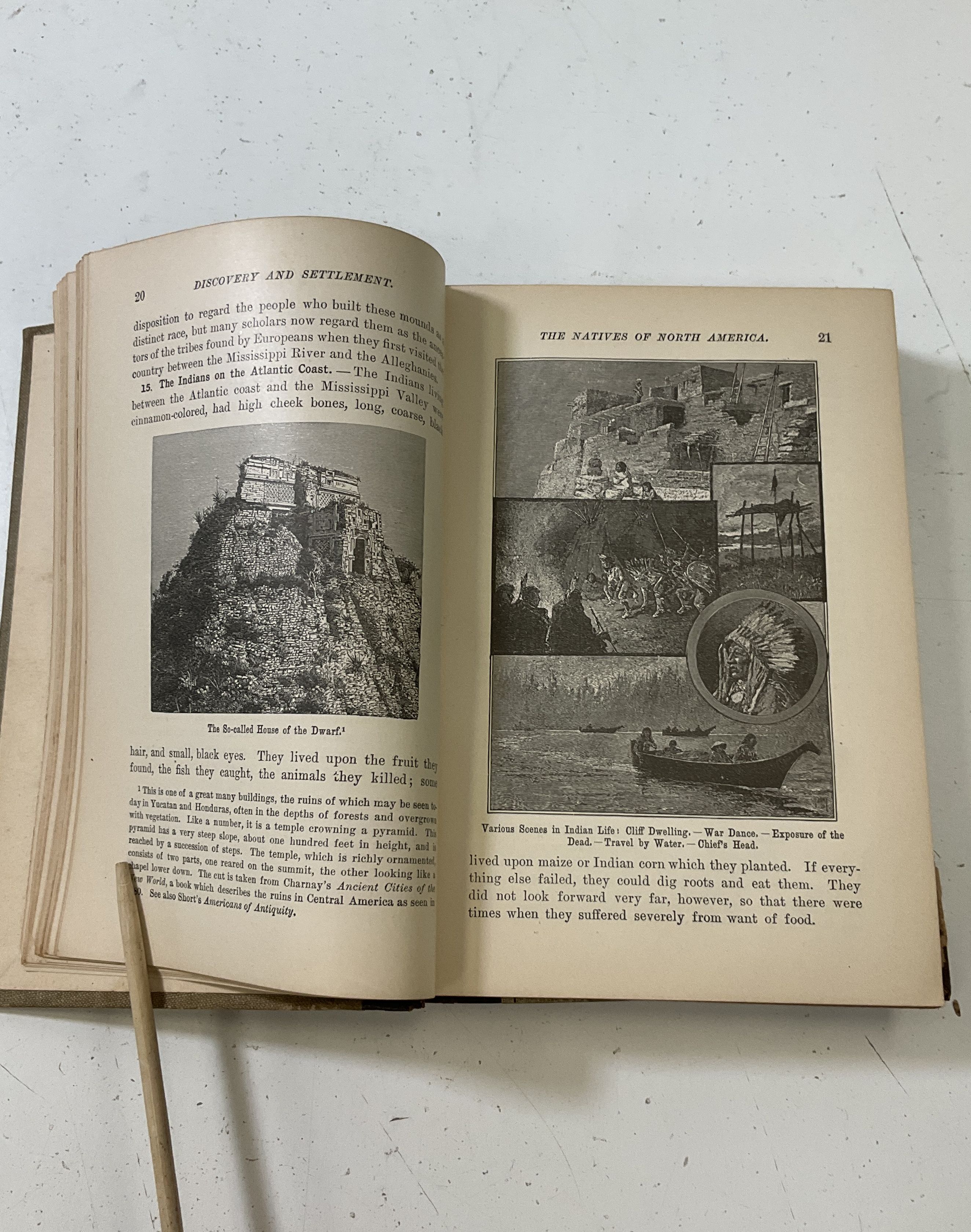 Antique 1901 Illustrated A New History Of The United States Horace E. Scudder