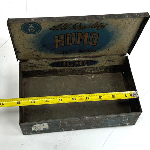 Vintage Humo Cigars & H. Upmann Wood Box Metal Tin Lot Tobacciana Collection