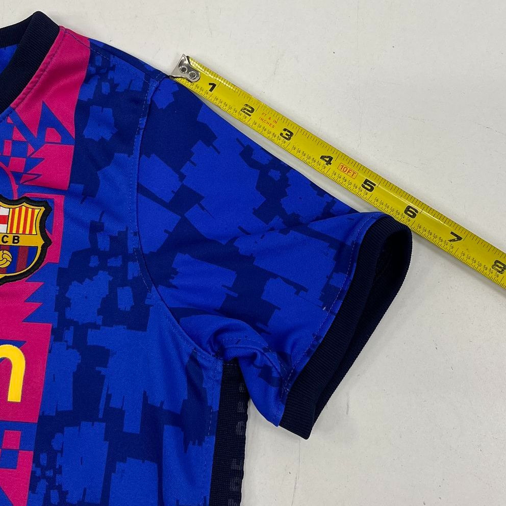 Nike FC Barcelona Blue Red 2021/22 Home Soccer Jersey Youth XL