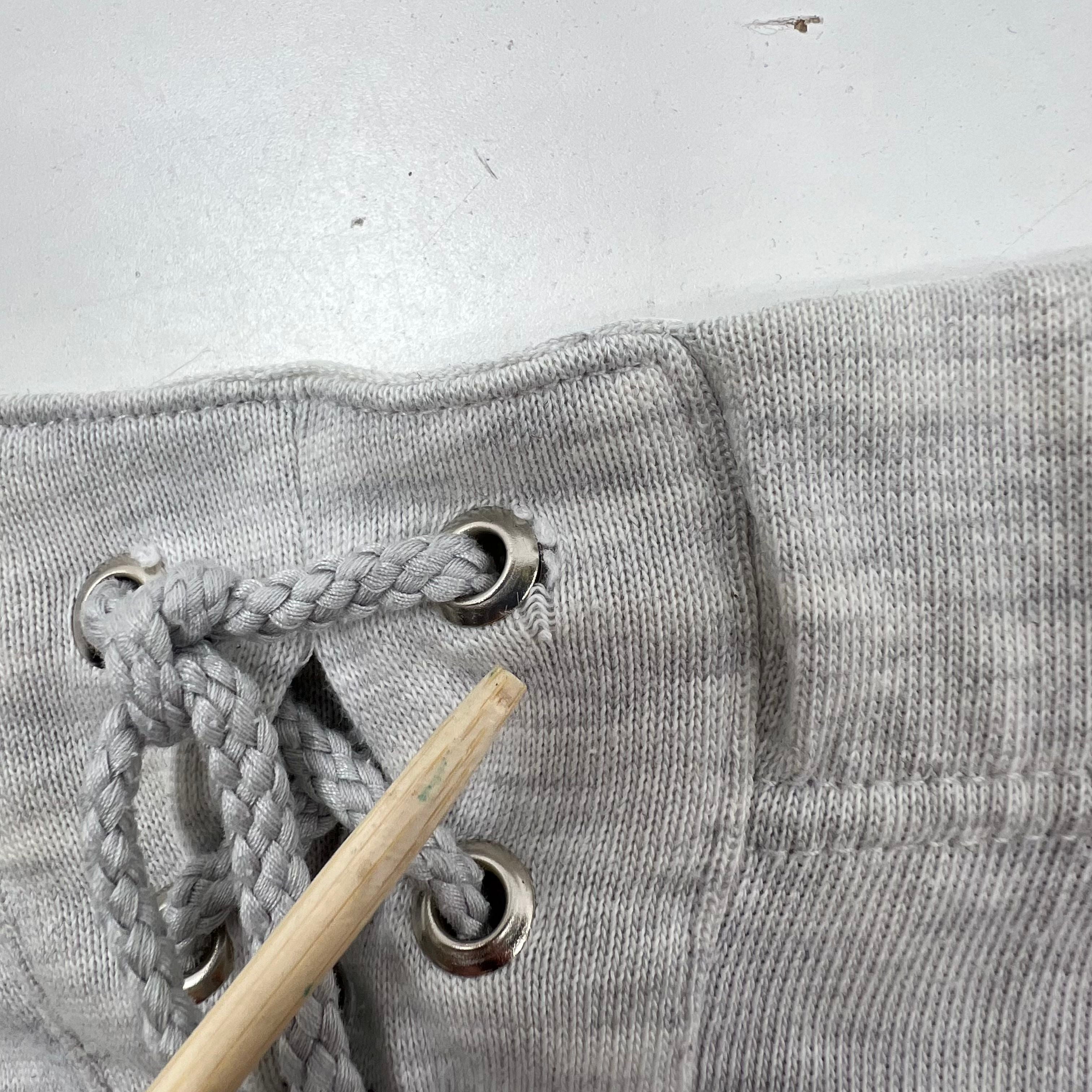 Nike Gray Orange Cross Training Lace Up Side Stripe Joggers Pants Women's L